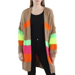 Peace Wool Blend Open Front Cardigan Sweater