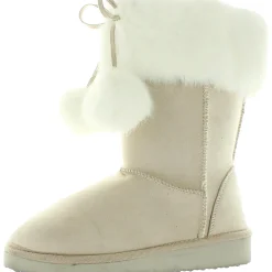 Peak Faux Suede Cold Weather Shearling Boots