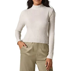 Pebbled Nylon Pullover Top