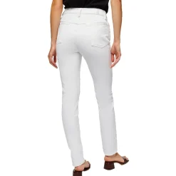 Peggi Solid Denim Straight Leg Jeans