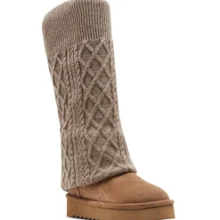 PEGGYY Two Tone Over-The-Knee Boots