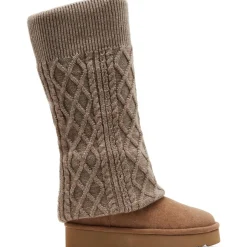 PEGGYY Two Tone Over-The-Knee Boots