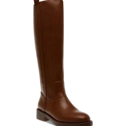 Pennie Faux Leather Riding Knee-High Boots