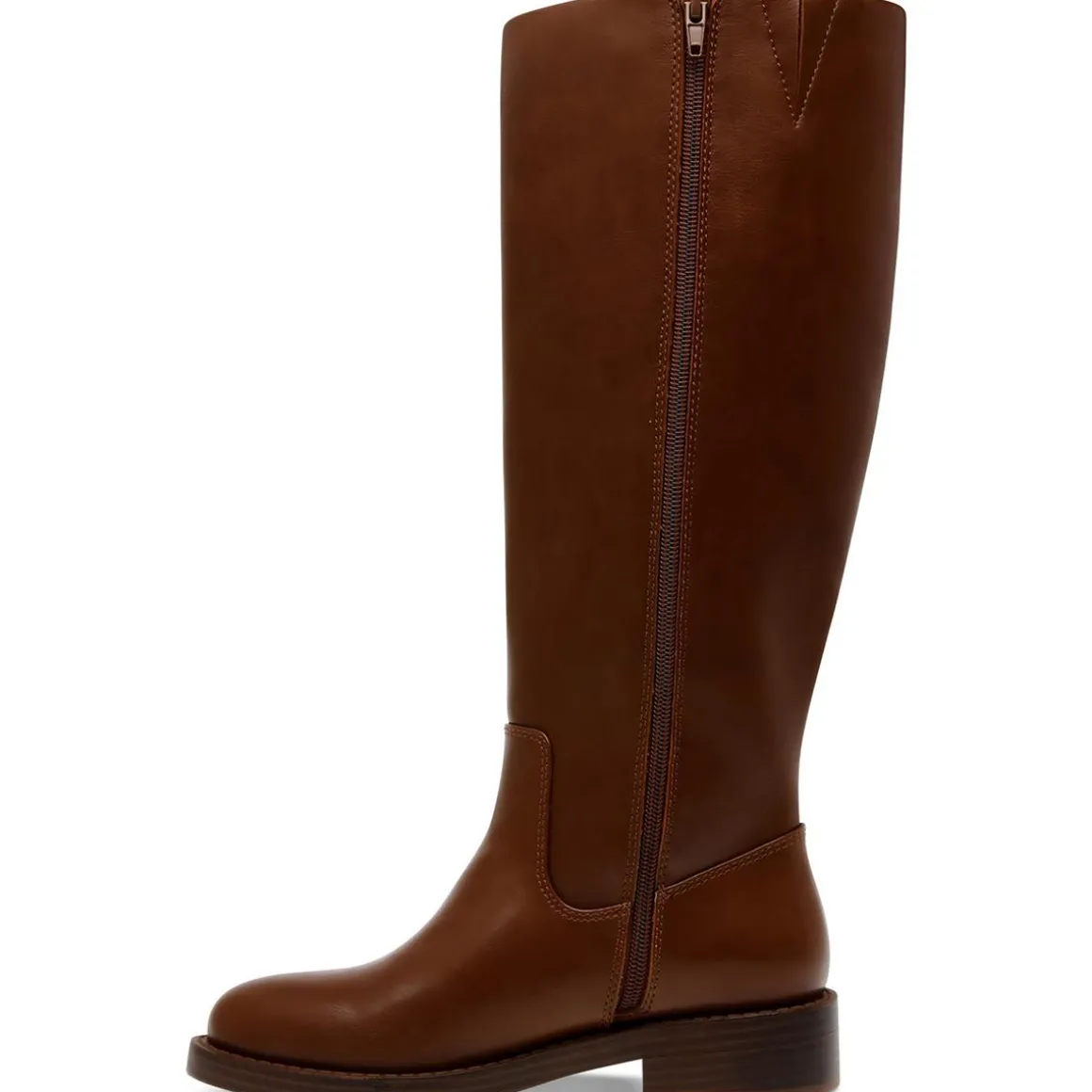 Pennie Faux Leather Riding Knee-High Boots