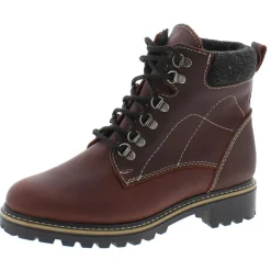 Penny Leather Fleece Lined Casual Boots