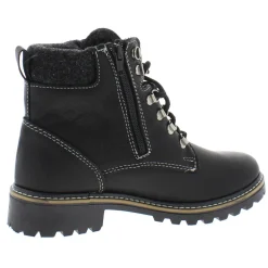 Penny Leather Fleece Lined Casual Boots