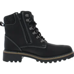 Penny Leather Fleece Lined Casual Boots