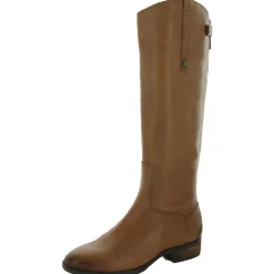 Penny Leather Knee-High Riding Boots