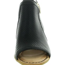 Perforated Leather Heels