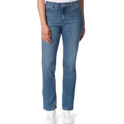 Petites Amanda High Rise Denim Tapered Leg Jeans