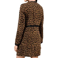 Petites Animal Print Soft Shell Jacket