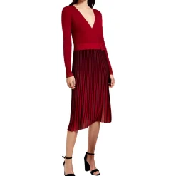 Petites Belted Knit Sweaterdress