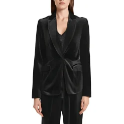 Petites Collar One-Button Blazer