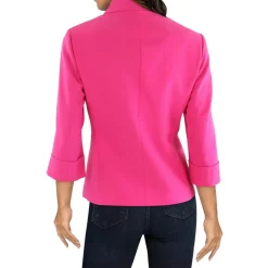 Petites Collar One-Button Blazer