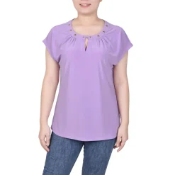 Petites Grommet Blouse