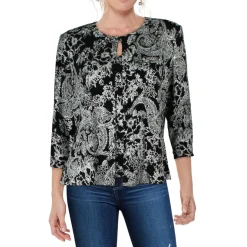 Petites 2-in-1 Open-Front Blazer