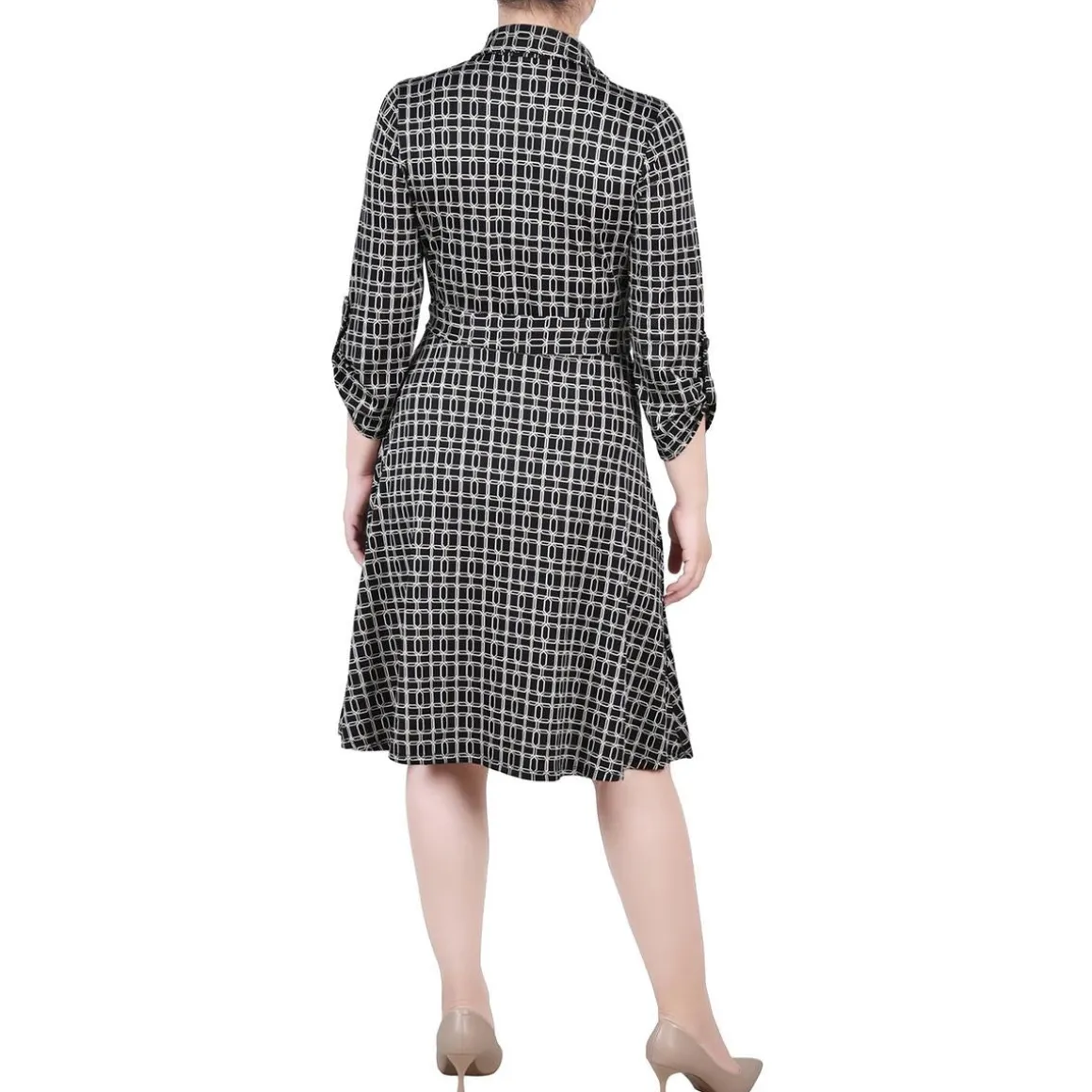 Petites Jersey Shirtdress