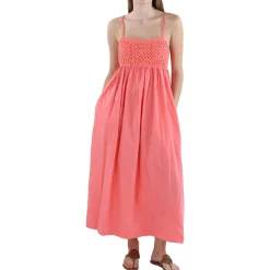 Petites MEEKA Crochet Emi Midi Dress