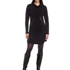 Petites Mixed Media Modal Sweatshirt Dress