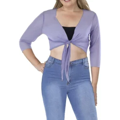 Petites Open Front Drapey Bolero