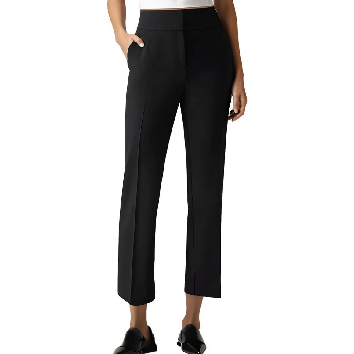Petites Pocket Cropped Pants
