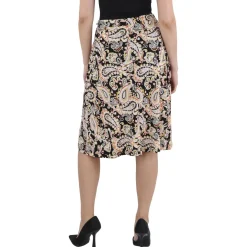 Petites Printed A-Line Skirt