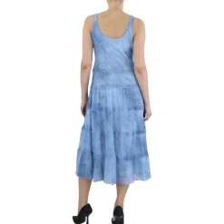 Petites Printed Chiffon Midi Dress