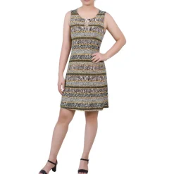 Petites Printed Mini Dress