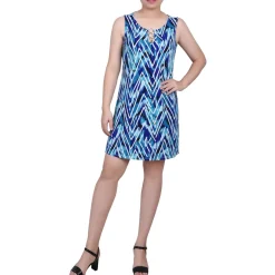 Petites Printed Mini Dress