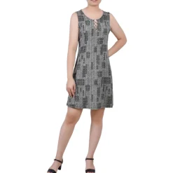 Petites Printed Mini Dress