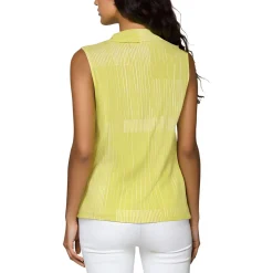 Petites Printed Surplice Blouse