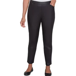 Petites Rue Rivoli Coated Straight Leg Pants