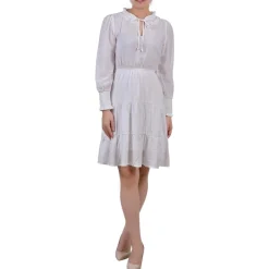 Petites Ruffled Shift Dress