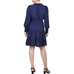 Petites Ruffled Shift Dress