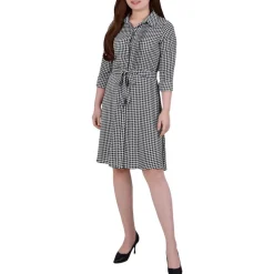 Petites Short Shirtdress