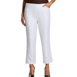 Petites Stretch Straight Leg Pants