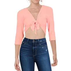 Petites Tie Front Shrug Cropped