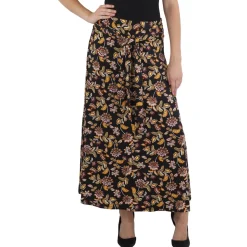 Petites Tie Waist Maxi Maxi Skirt