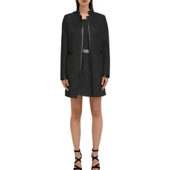 Petites Tweed Metallic Open Front