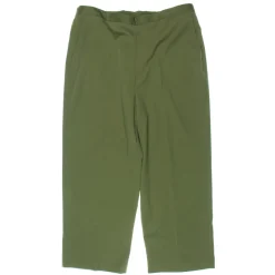 Petites Twill Comfort Waist Straight Leg Pants