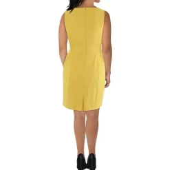 Petites Zipper Fit & Flare Dress