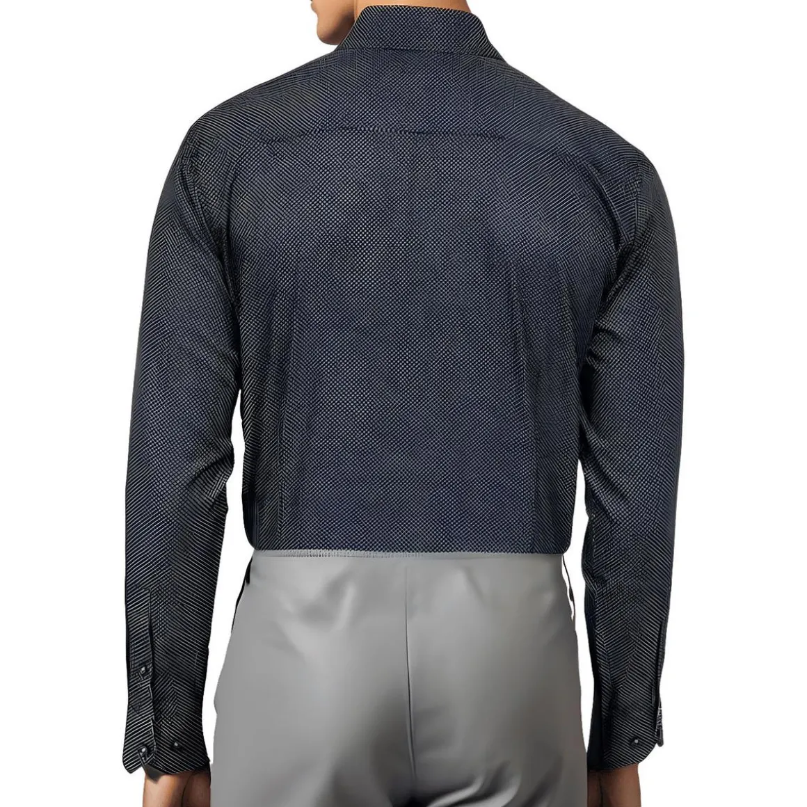 Pindot Button-Down Shirt