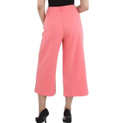 Pintuck Straight Leg Pants