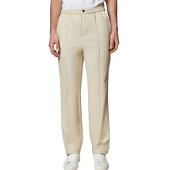 Pintuck Solid Trouser Pants