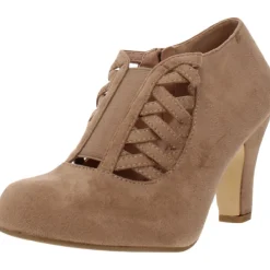 Piper Faux Suede Cut-Out Shooties