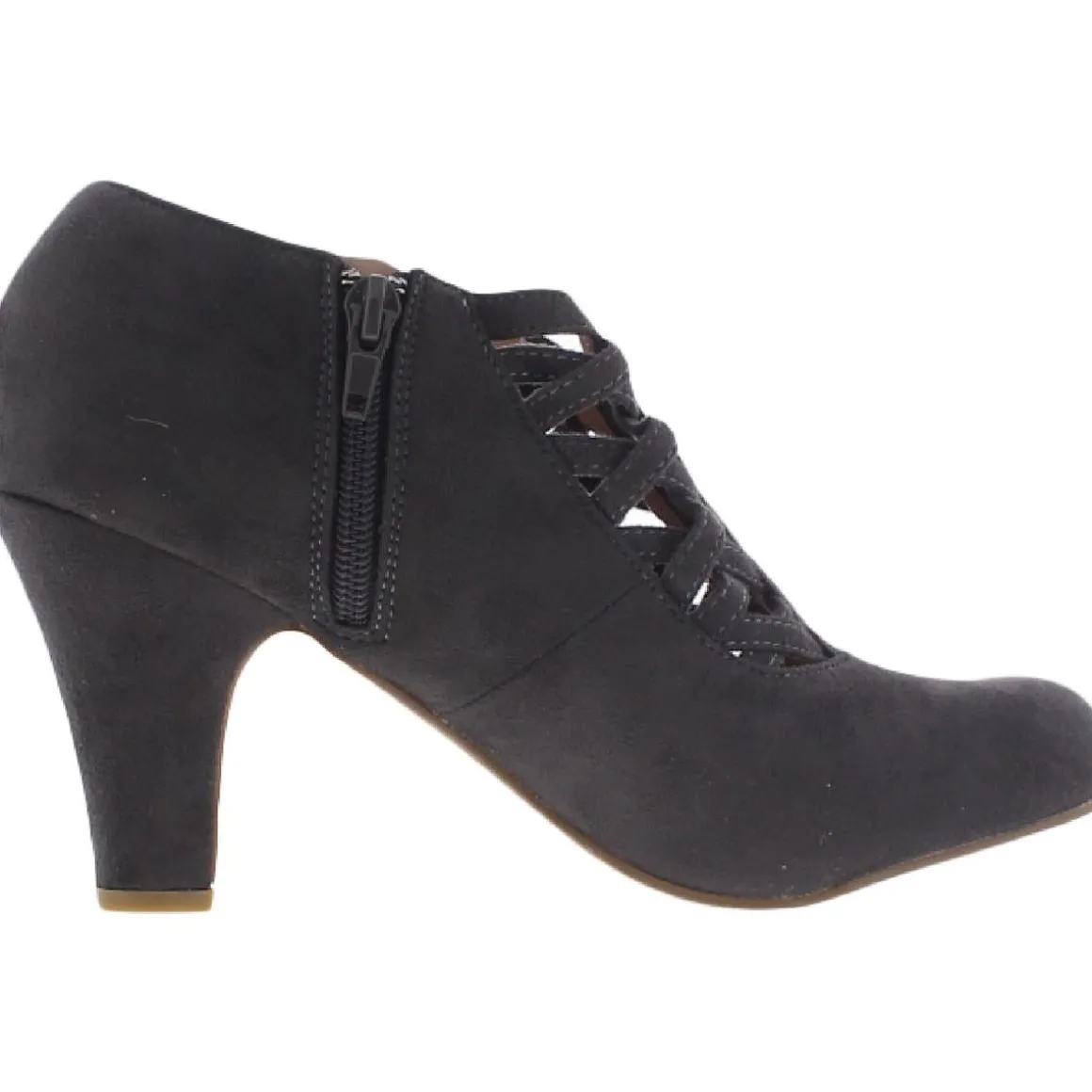 Piper Faux Suede Cut-Out Shooties