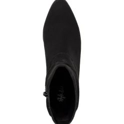 Piviee Faux Suede Zipper Ankle Boots