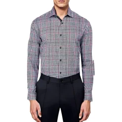 Plaid Button-Down Shirt