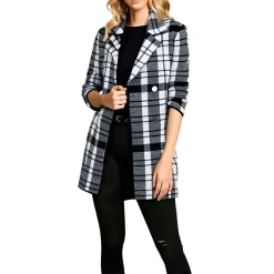 Plaid Cardigan Sweater