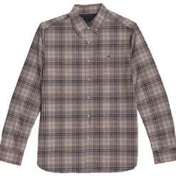 Plaid Cotton Button-Down Shirt